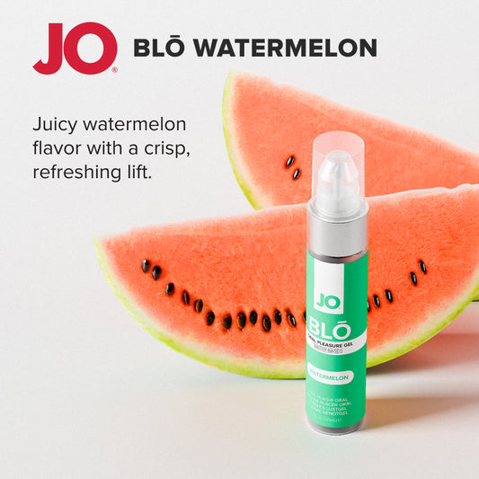 JO Blo Watermelon Flavoured Oral Pleasure Gel - 30 ml Bottle