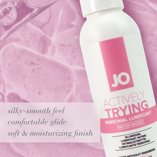 JO Actively Trying - 120 ml - Water Based Fertility Friendly Lubricant