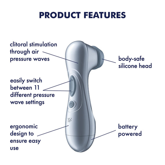 Satisfyer Pro 2 - Blue Clitoral Stimulator