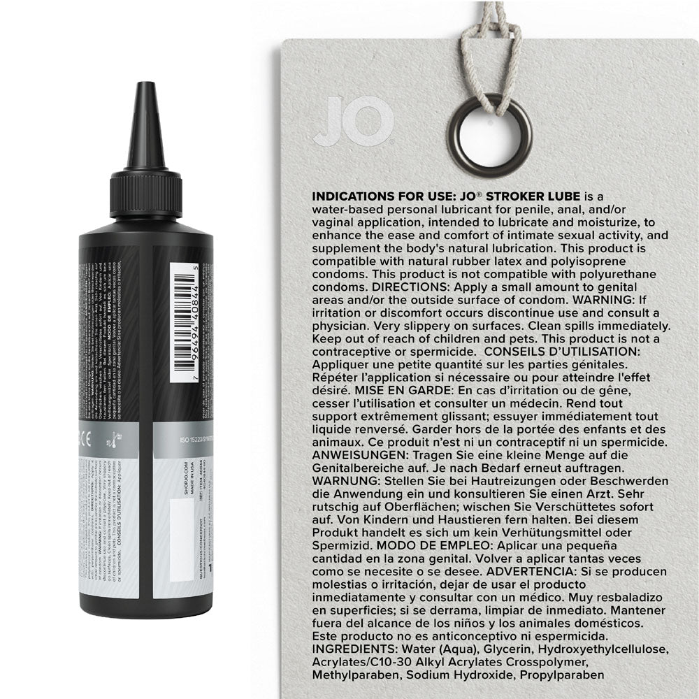 JO Stroker Lube - 240 ml - Bottle