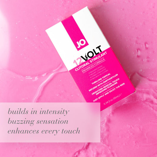 JO 12 Volt Clitoral Stimulant - 10 ml - Stimulating Gel for Women