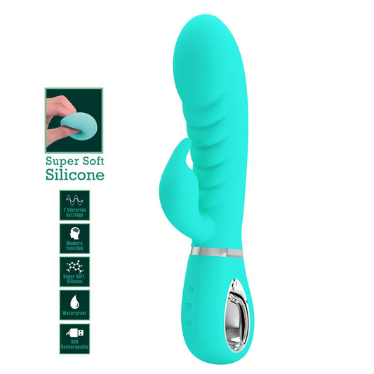 Party Up EDWARD Rabbit Vibe 20 cm USB Rechargeable Rabbit Vibrator