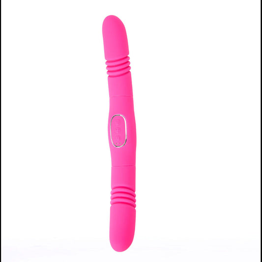Maia ZENA - Pink 35.5 cm Dual Thrusting Double Ended Vibrator