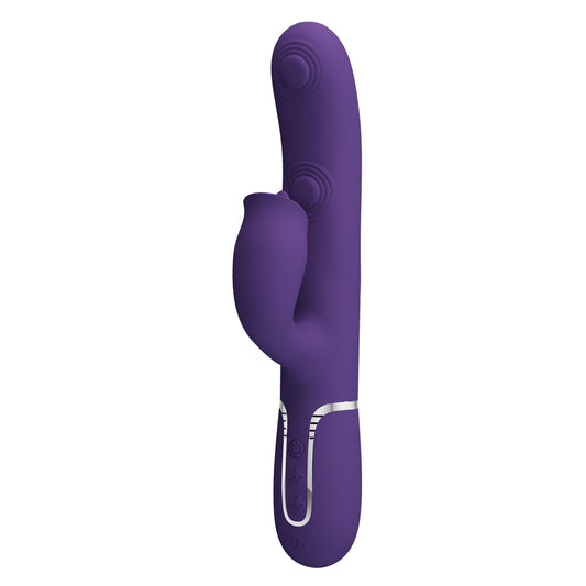 Party Up ALAN Dual Motor Vibrator - Purple 22.8 cm Vibrator