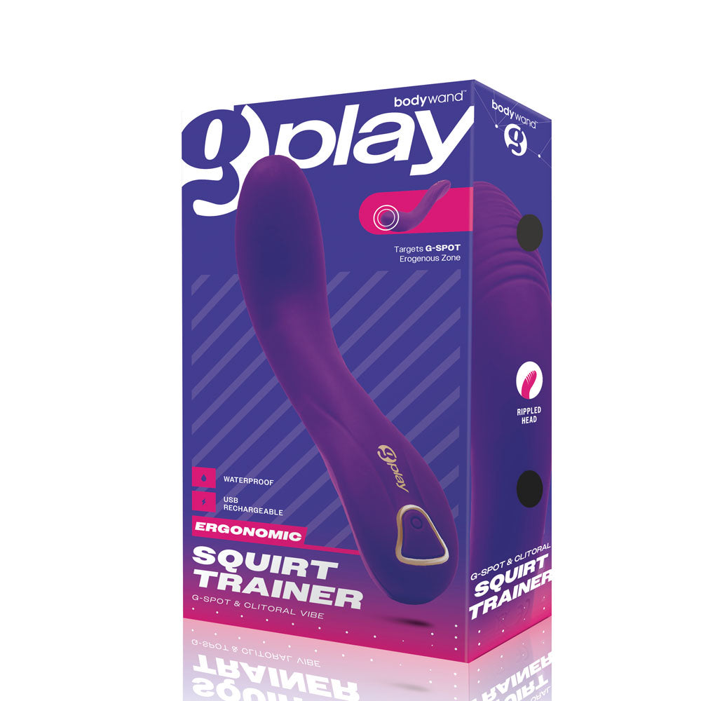 Bodywand G-Play Ergonomic Squirt Trainer - Purple 19 cm Vibrator