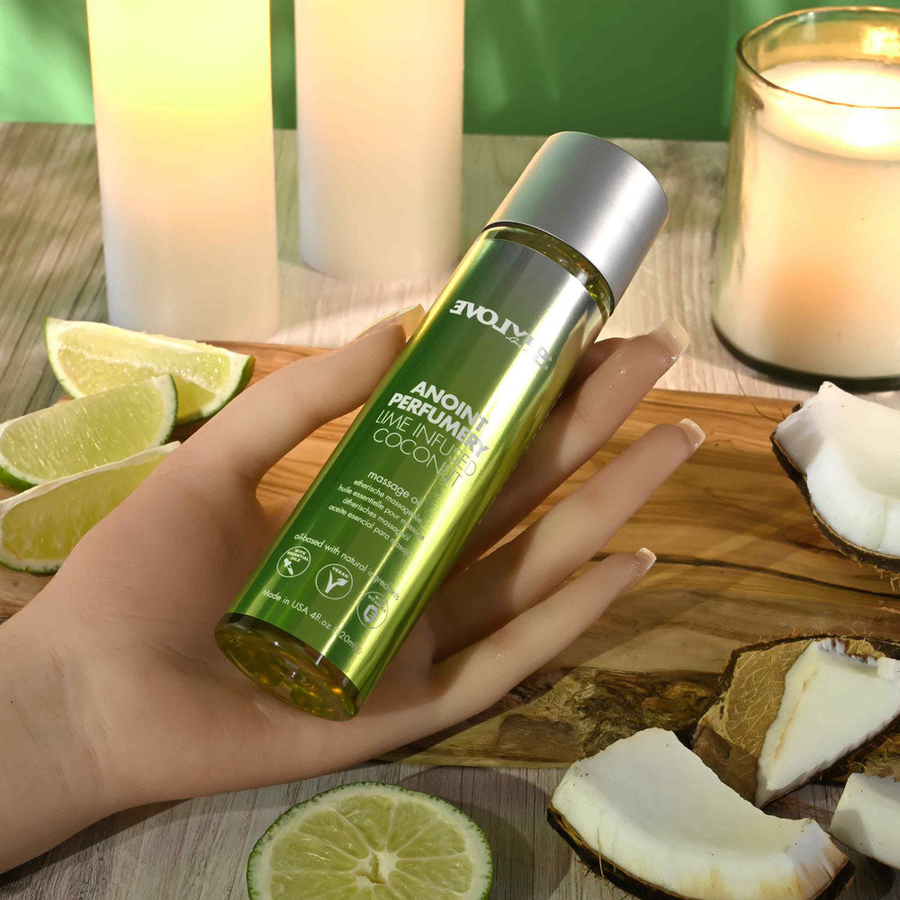 Evolved ANOINT PERFUMERY - Lime Infused Coconut Massage Oil - 120