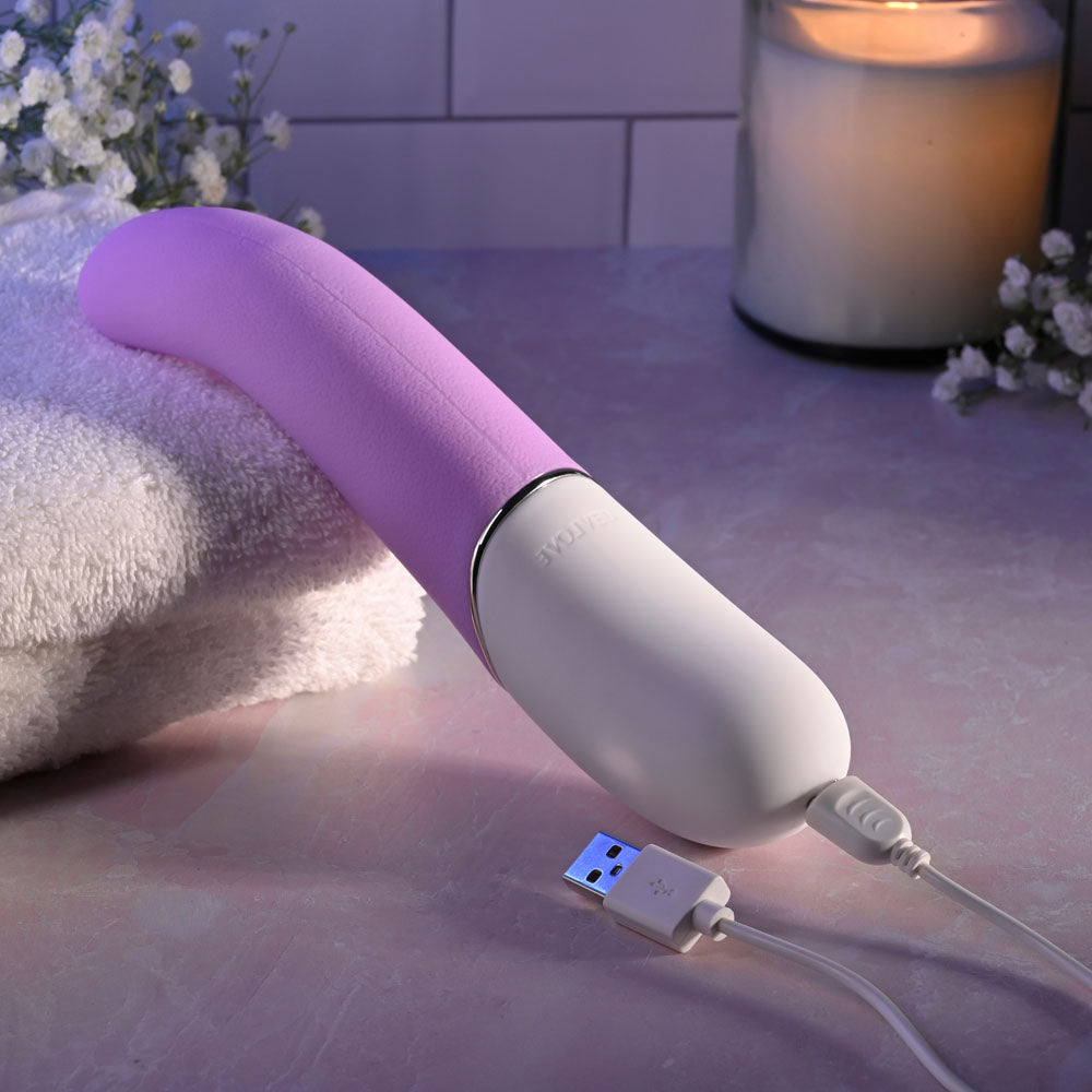 Evolved SLIP OF THE TONGUE - Purple 21.1 cm Flicking Tongue Vibrator