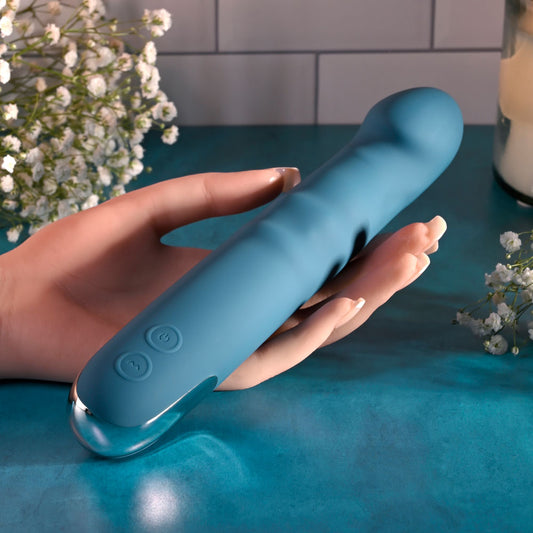 Evolved QUEEN OF ALL TRADES - Blue Thrusting & Rotating Vibrator