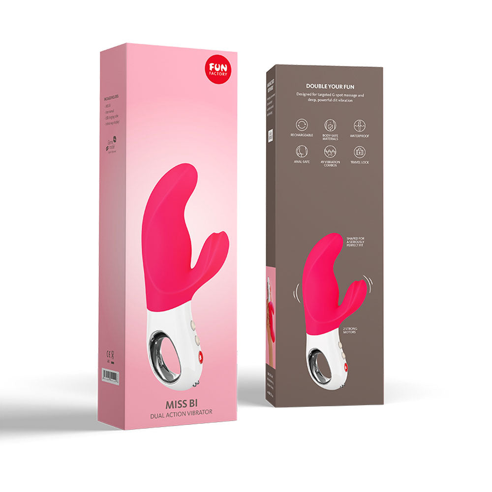 Fun Factory MISS BI pink 17 cm USB Rechargeable Rabbit Vibrator