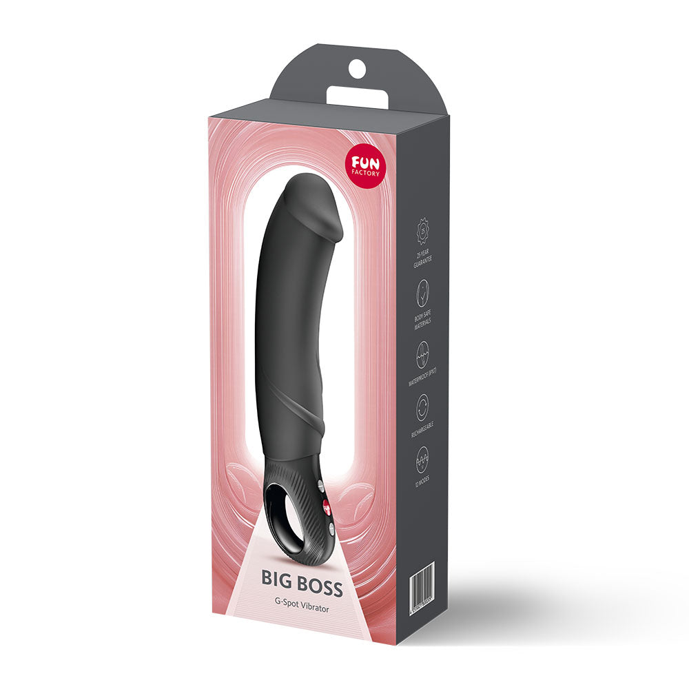 Fun Factory BIG BOSS Black 22.9 cm USB-C Rechargeable Vibrator