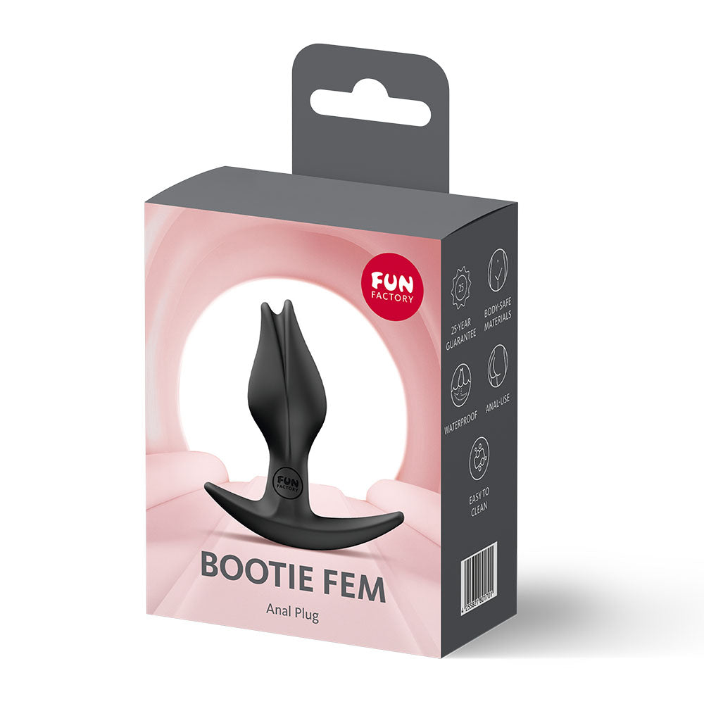 Fun Factory BOOTIE FEM Black 8.5 cm Butt Plug
