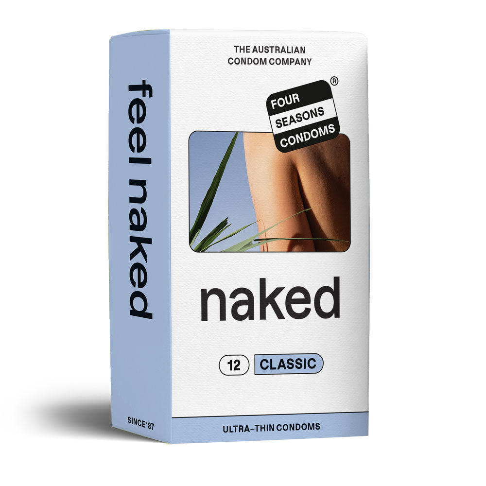 Four Seasons Naked Classic Condoms - Ultra Thin Lubricated Condoms