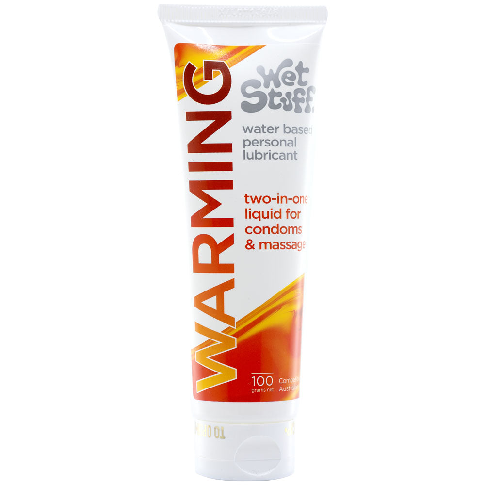 Wet Stuff Warming - 100g Tube - Warming Water Based Lubricant - 100