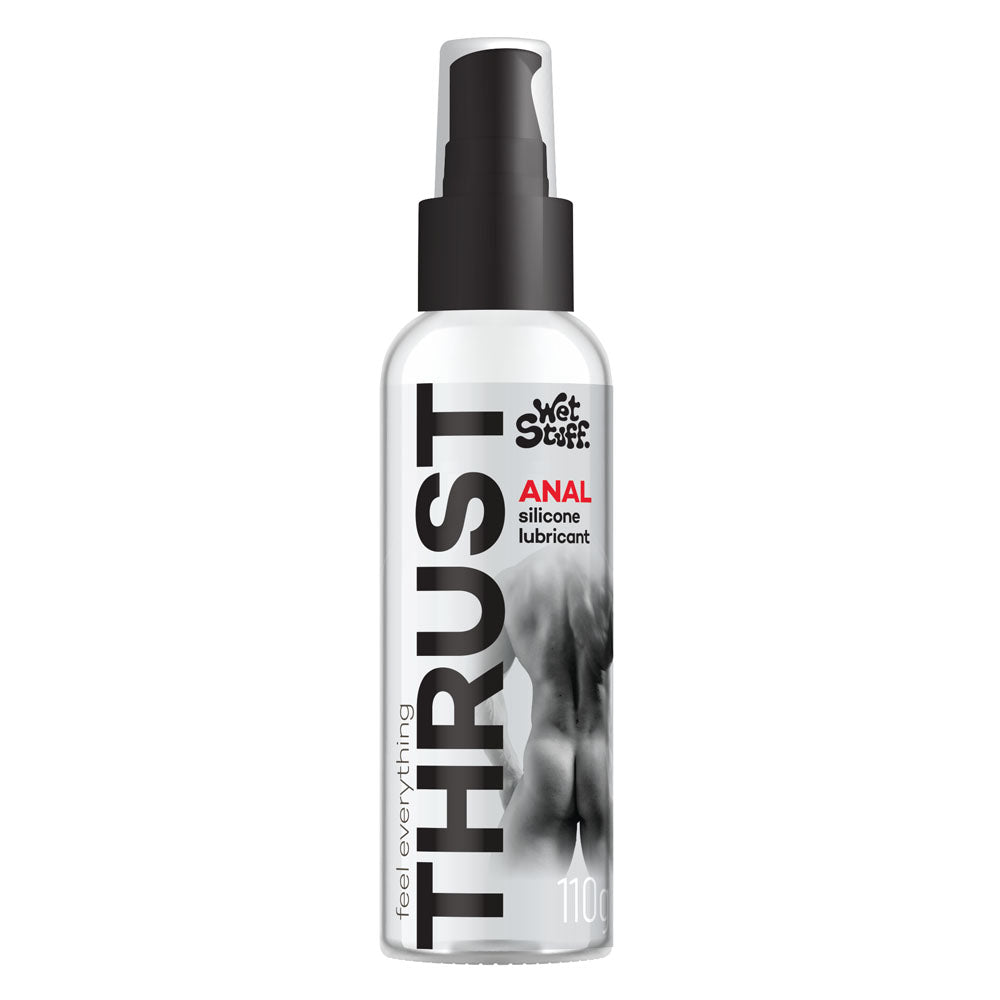 Wet Stuff Thrust - 110g Pump - Anal Silicone Lubricant - 110 gram Pump