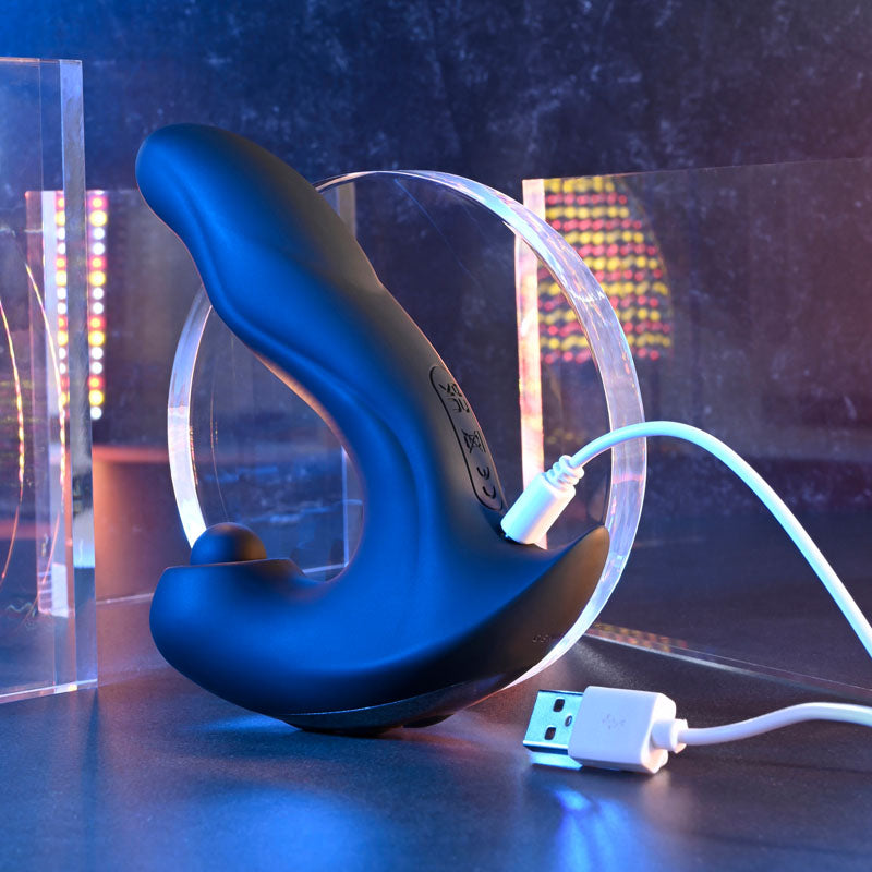 Gender X MAD TAPPER - Black Double Tapping Vibrating Massager