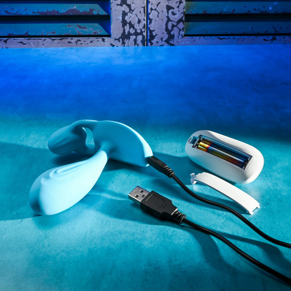 Gender X WEAR ME OUT - Blue 11.1 cm Wearable Vibrator