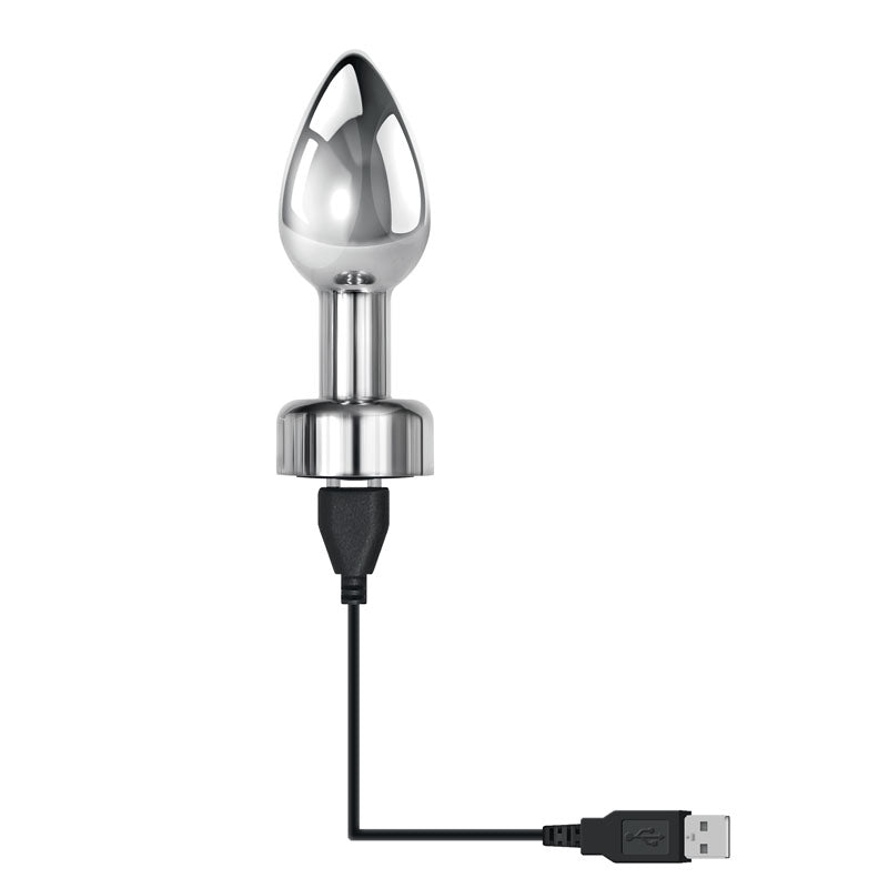 Gender X ROCKIN' METAL PLUG - Metallic 9.3 cm Butt Plug