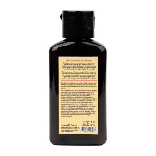 EB Aphrodisiac Massage Oil WILD PINK ROSE - 60 ml - Wild Pink Rose