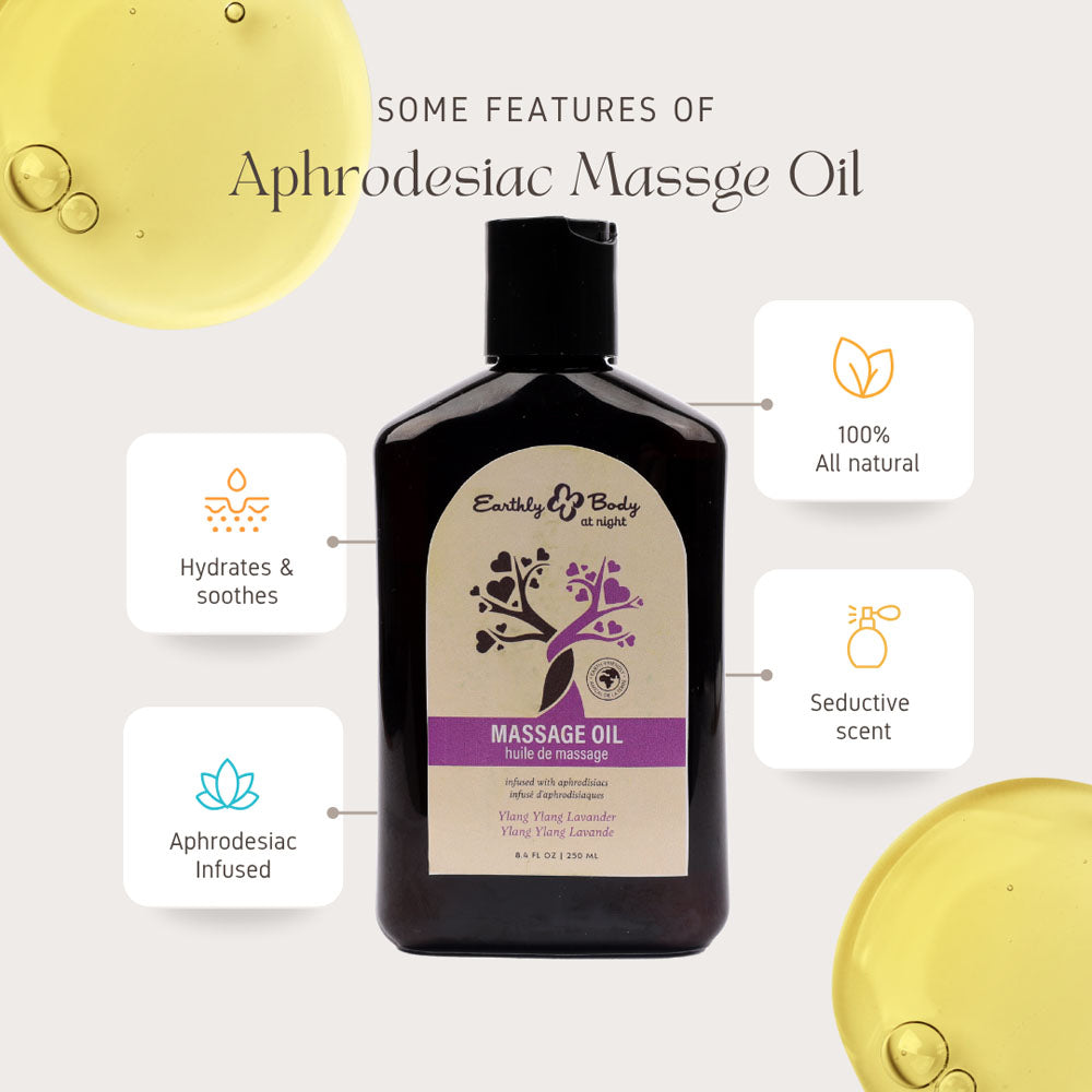 EB Aphrodisiac Massage Oil YLANG YLANG LAVENDER - 60 ml - Ylang Ylang