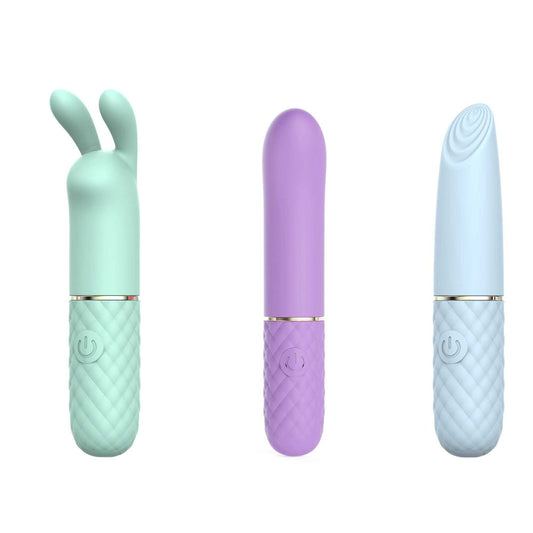 Adam & Eve TRIPLE PLEASURES - Coloured Vibrators - Set of 3