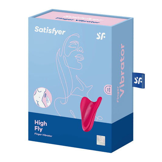 Satisfyer High Fly Finger Stimulator - Red Pleasure Device