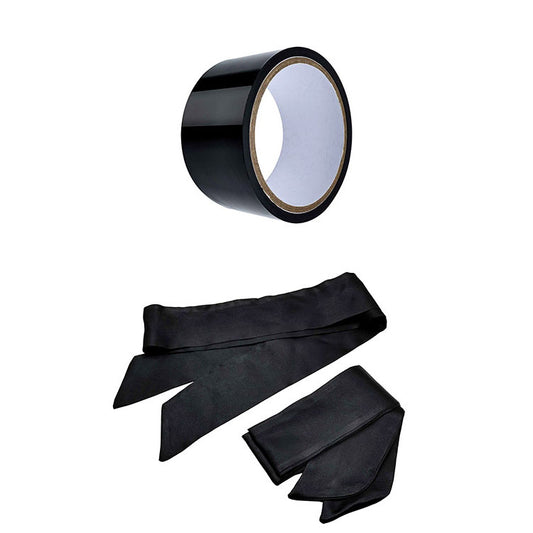 Adam & Eve MIDNIGHT MOODS COLLECTION - Black Couples Bondage Kit
