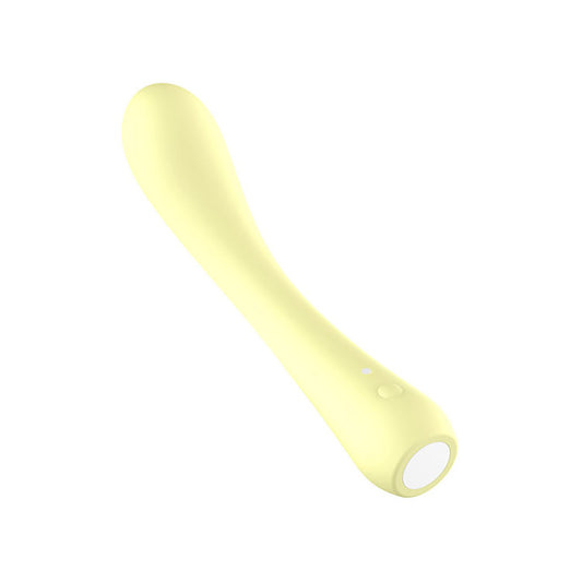 Adam & Eve GROOVY GLOW-UPS Bendie - Yellow 18.4 cm G-Spot Vibrator