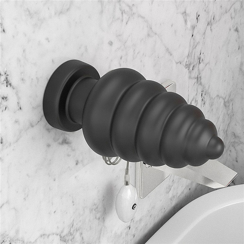 King Sized 7'' Vibrating Anal Cracker - Black 17.8 cm XL