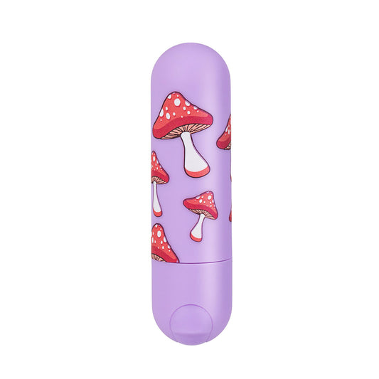 Maia JESSI Trippy Lavender 7.6 cm USB Rechargeable Bullet. Full view of the purple bullet on a white background.