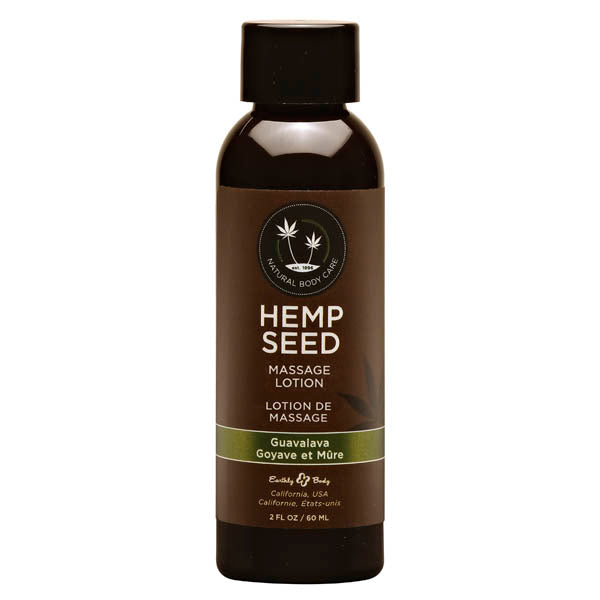 Hemp Seed Massage Lotion - Guavalava Scented - 59 ml Bottle