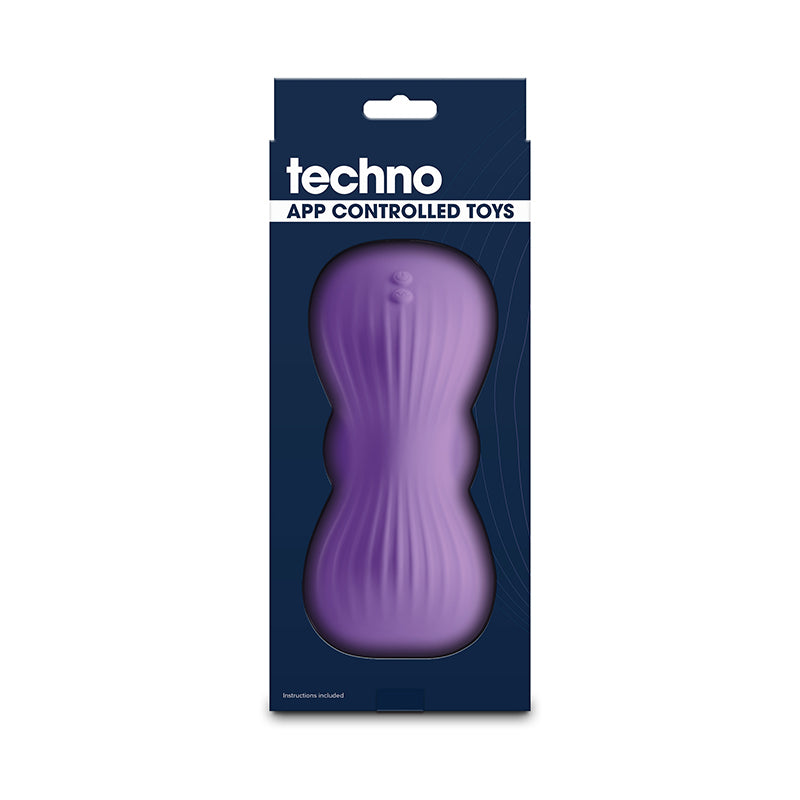 Techno - Trap - Purple Vibrating Grind Pad with App Control