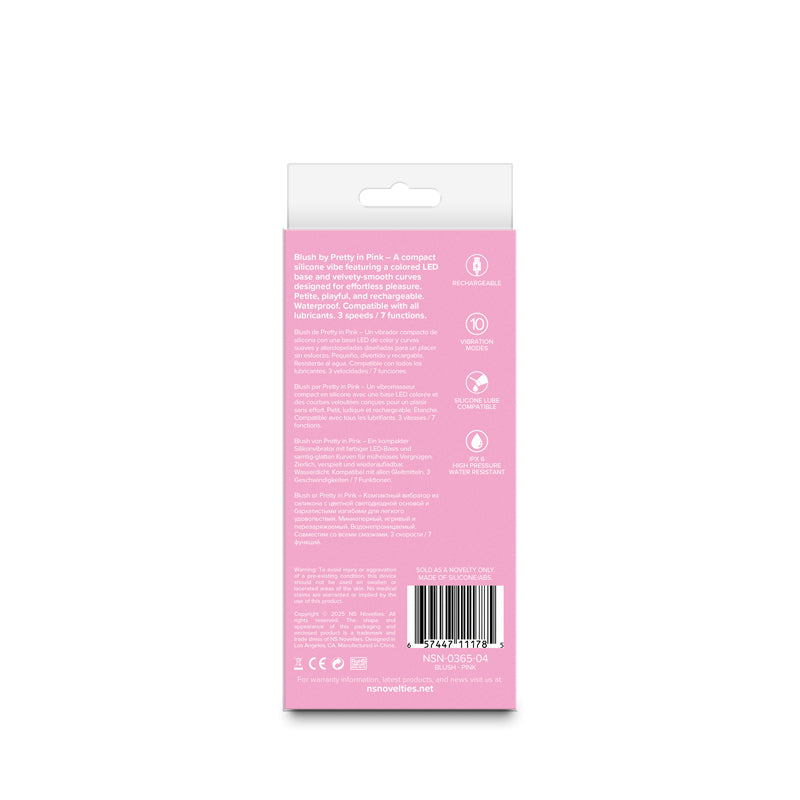 Pretty in Pink Blush - Pink 13 cm USB Rechargeable Vibrator