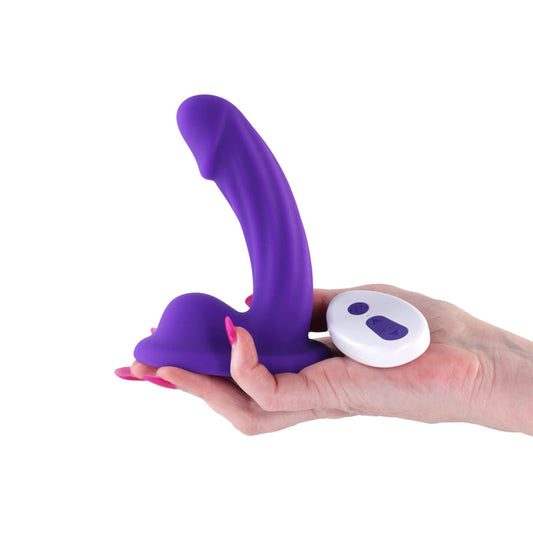 Colours Curve - Vibrating 5'' Dildo - Purple 12.6 cm Vibrating Dildo