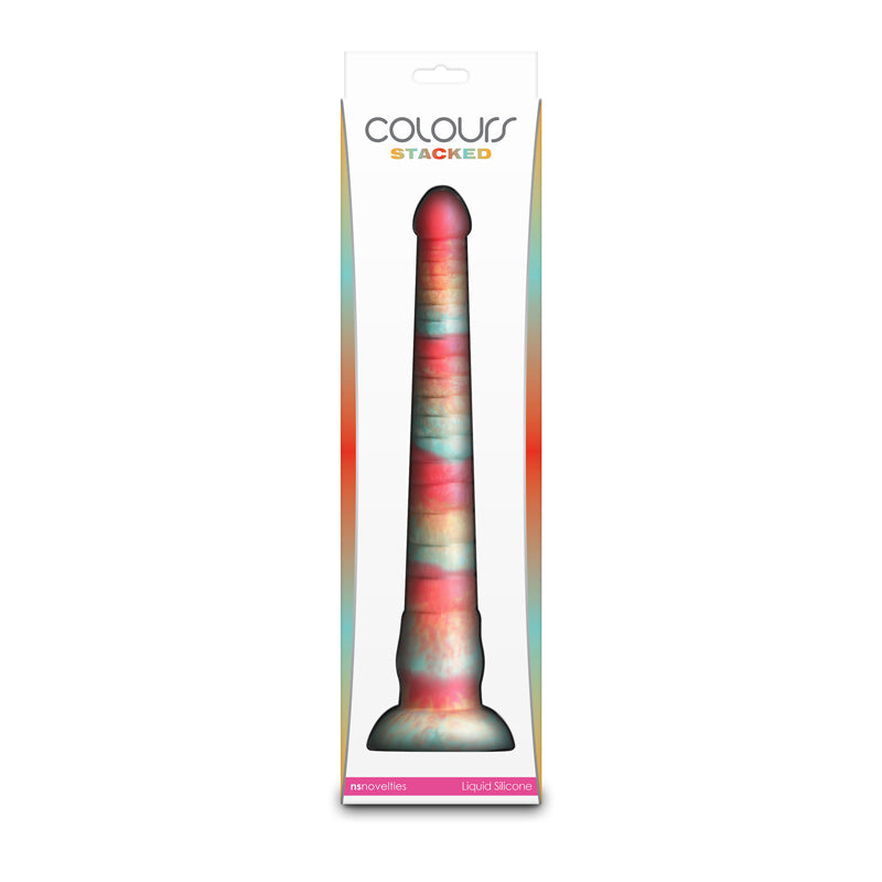 Colours Stacked - 12'' Dildo - Red/Gold 30.6 cm Fantasy Dildo