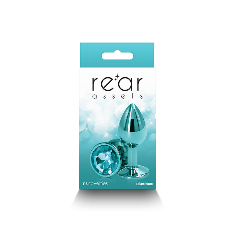 Rear Assets - Small - Teal 7.1 cm Small Metal Butt Plug