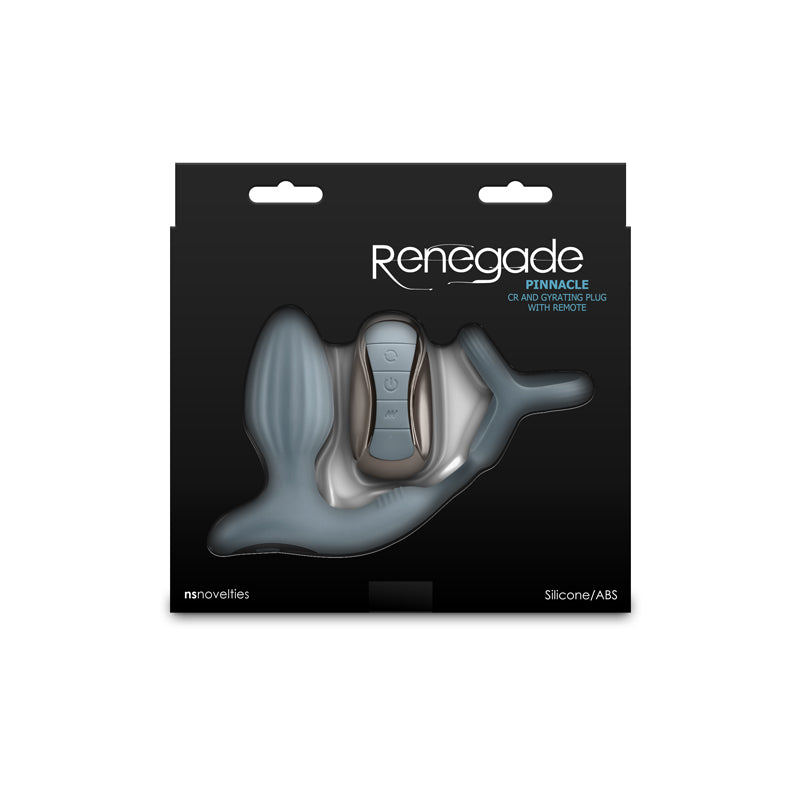 Renegade Pinnacle USB Rechargeable Vibrating Butt Plug with Cock Ring