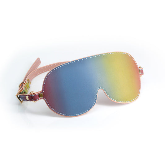 Spectra Bondage Blindfold - Rainbow Eye Restraint