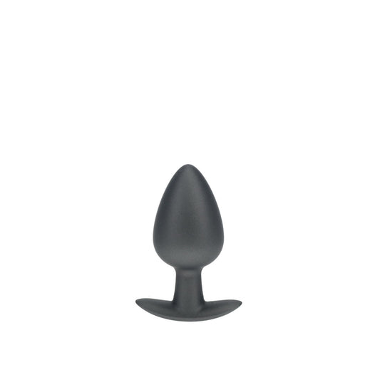 OUCH! Anal Plug - Large - Gun Metal Grey 8.9 cm Large Butt Plug