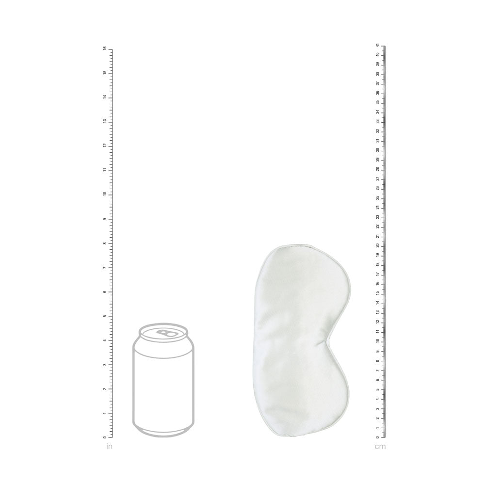 OUCH! Satin Mask - Silver Eye Mask