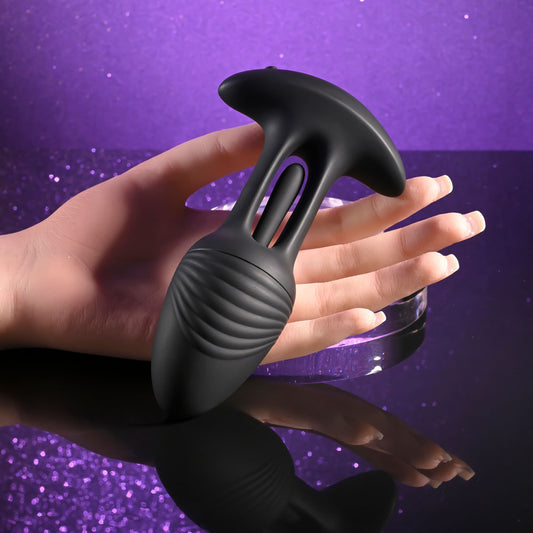 Playboy Pleasure RIM SHOT - Black 11.4 cm Vibrating Butt Plug