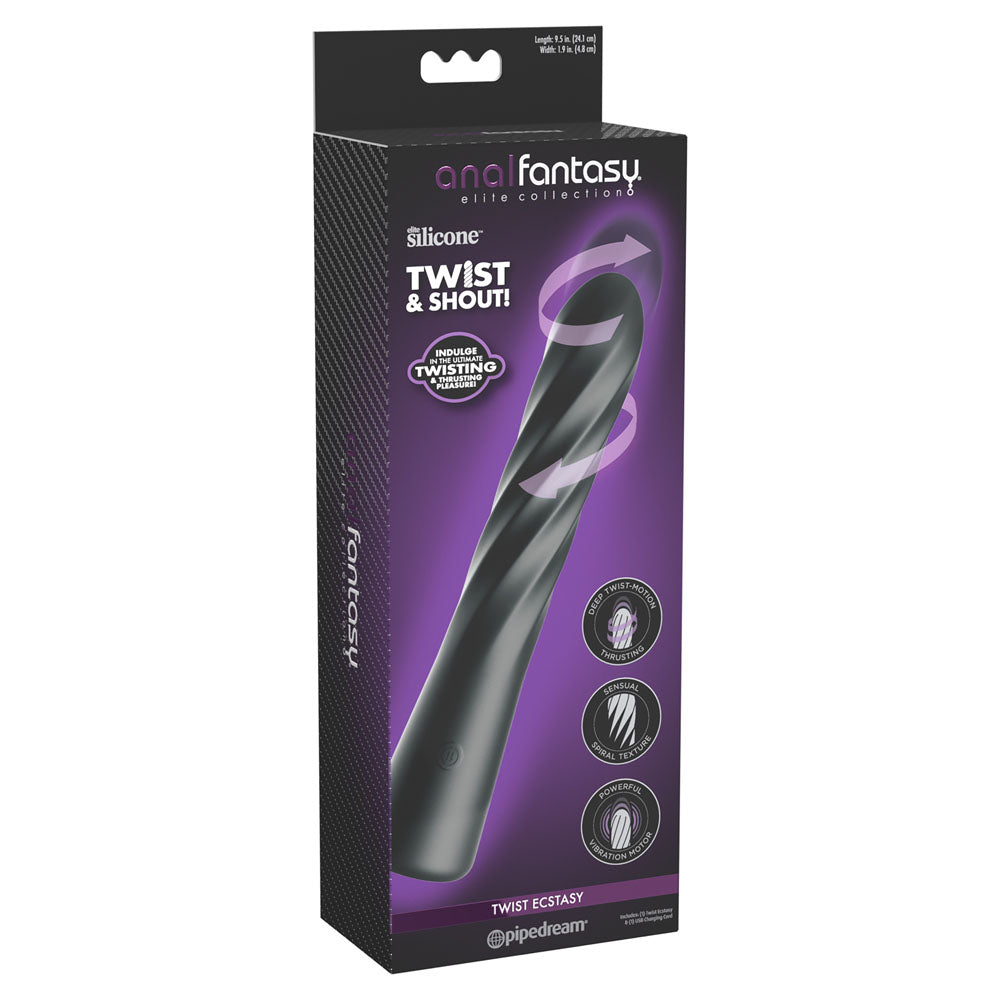Anal Fantasy Elite Twist Ecstasy - Black Twisting & Thrusting Anal