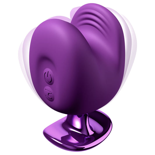 Fantasy For Her Luv Bites - Purple USB Rechargeable Vibrating & Biting Stimulator