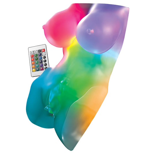 PDX Elite Go Bator LED Mega Masturbator - Clear LED