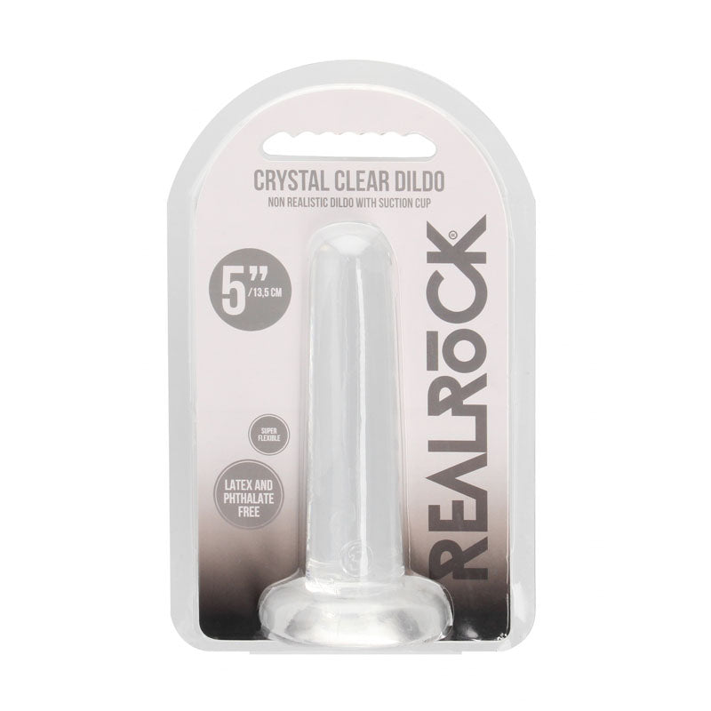 REALROCK Non Realistic Dildo With Suction Cup - 13.5 cm 13.5 cm Dong
