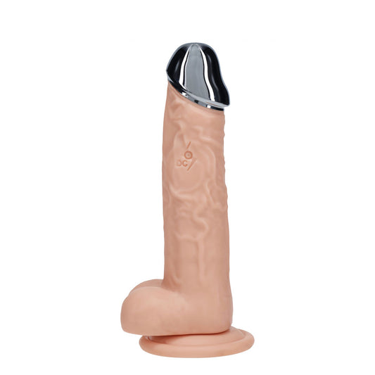 REALROCK Metal Head 7'' Rechargeable Dildo 19 cm Vibrating Dildo