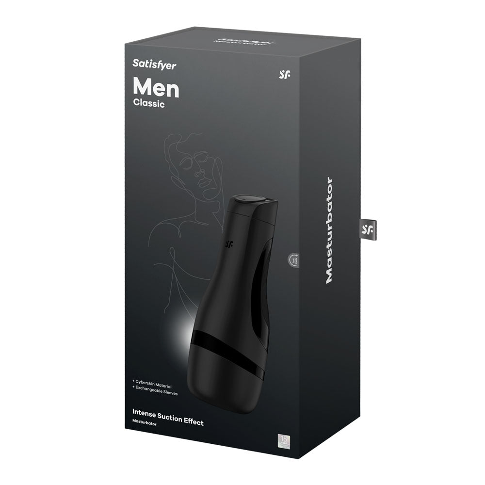 Satisfyer Men Classic Stroker - Ultimate Black Pleasure Device
