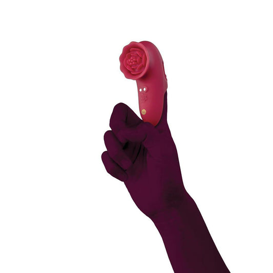 Secret Kisses ROSEGASM PLAYFUL PETAL - Red Finger Stimulator