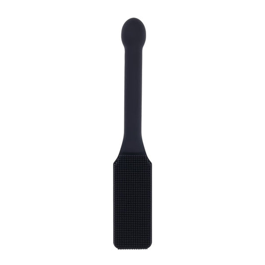 EDGE Pins & Needles Silicone Paddle - Black Spanking Paddle