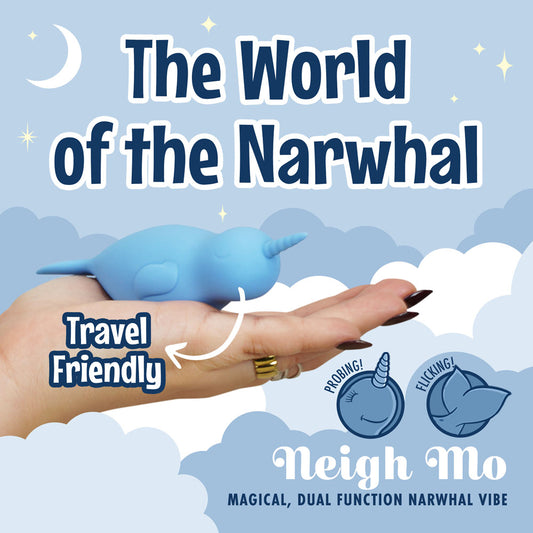 Unihorn of the Sea - Neigh Mo - The Narwhal - Blue Dual Motor