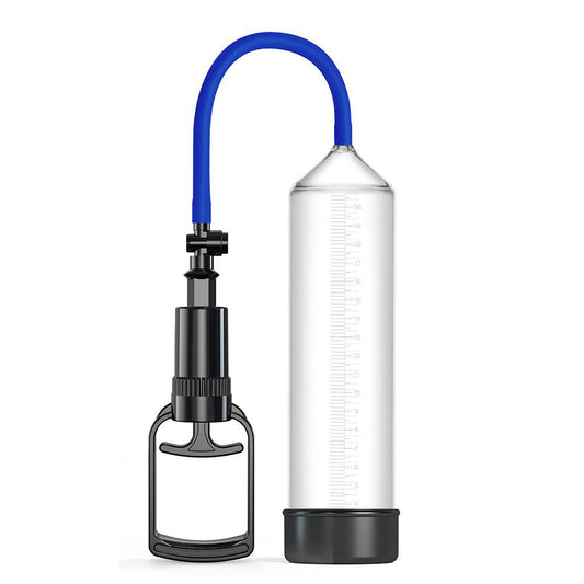 LuvPump ClassiUp Classic Power Pump. Full view of the clear product on a white background.